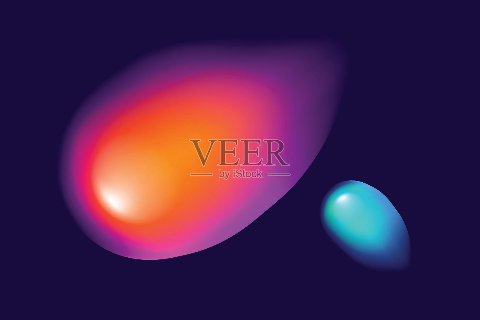 渐变颜色背景鲜艳的颜色插画图片素材