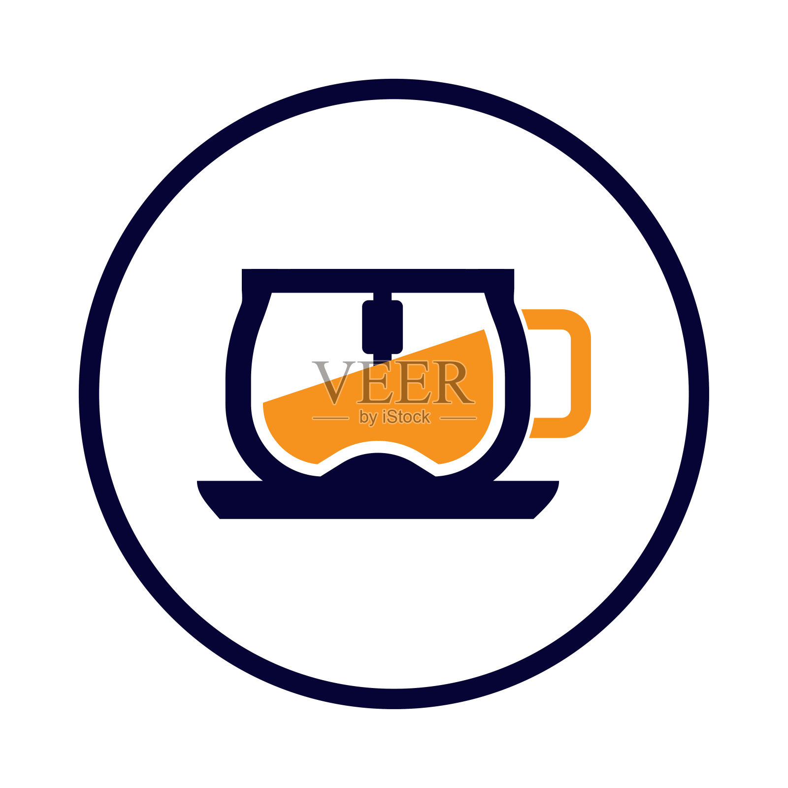 茶、杯、饮、杯图标插画图片素材