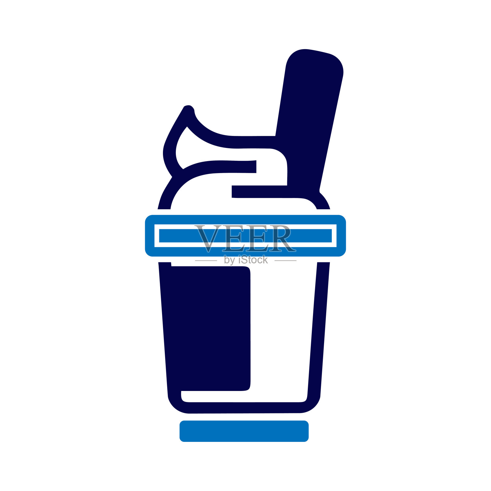 酸奶，甜，勺子，酸奶包装与勺子图标插画图片素材