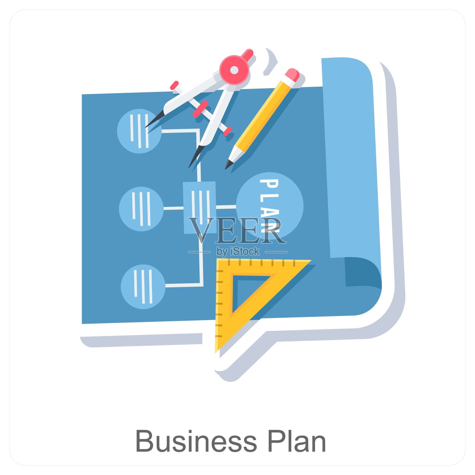商业计划插画图片素材