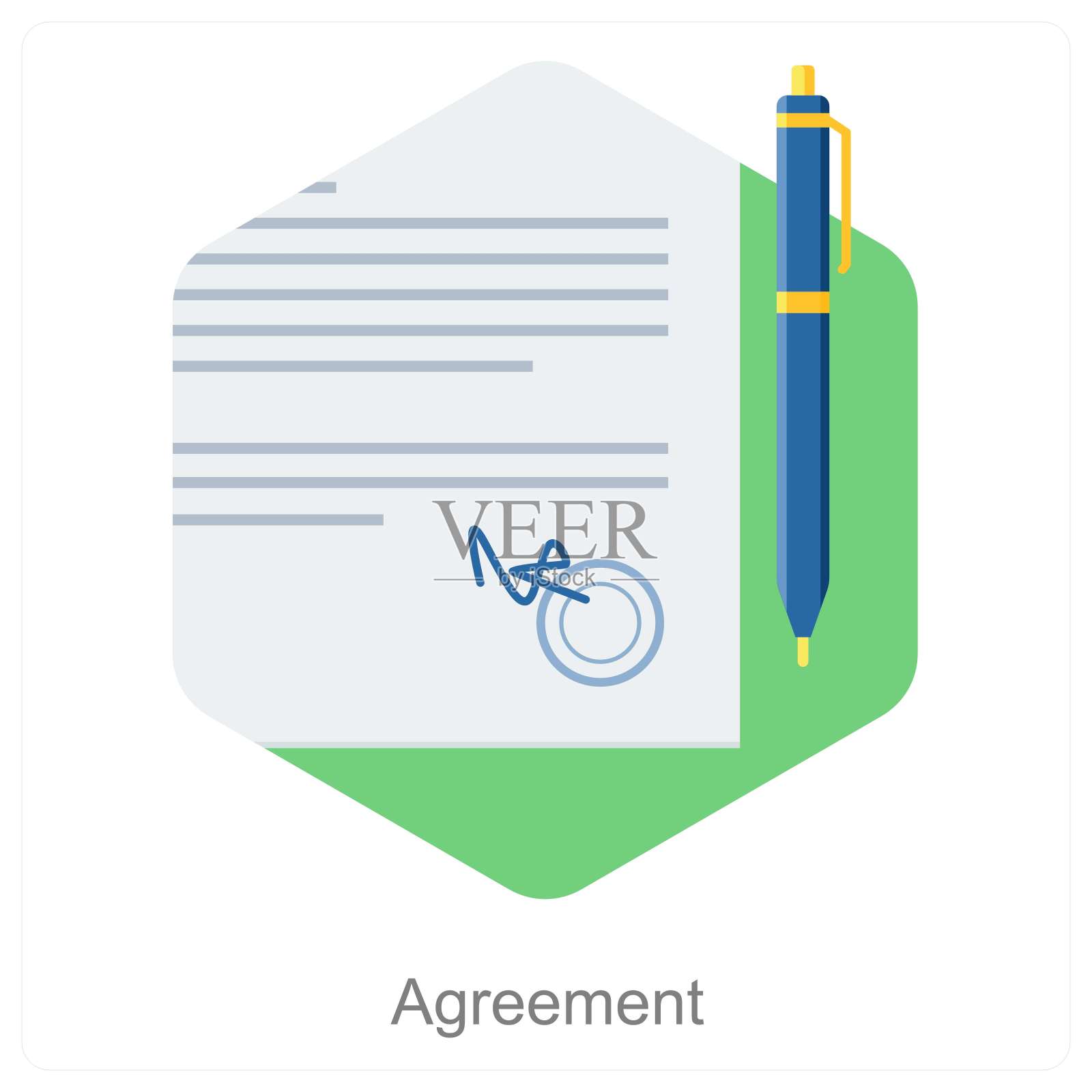 协议插画图片素材