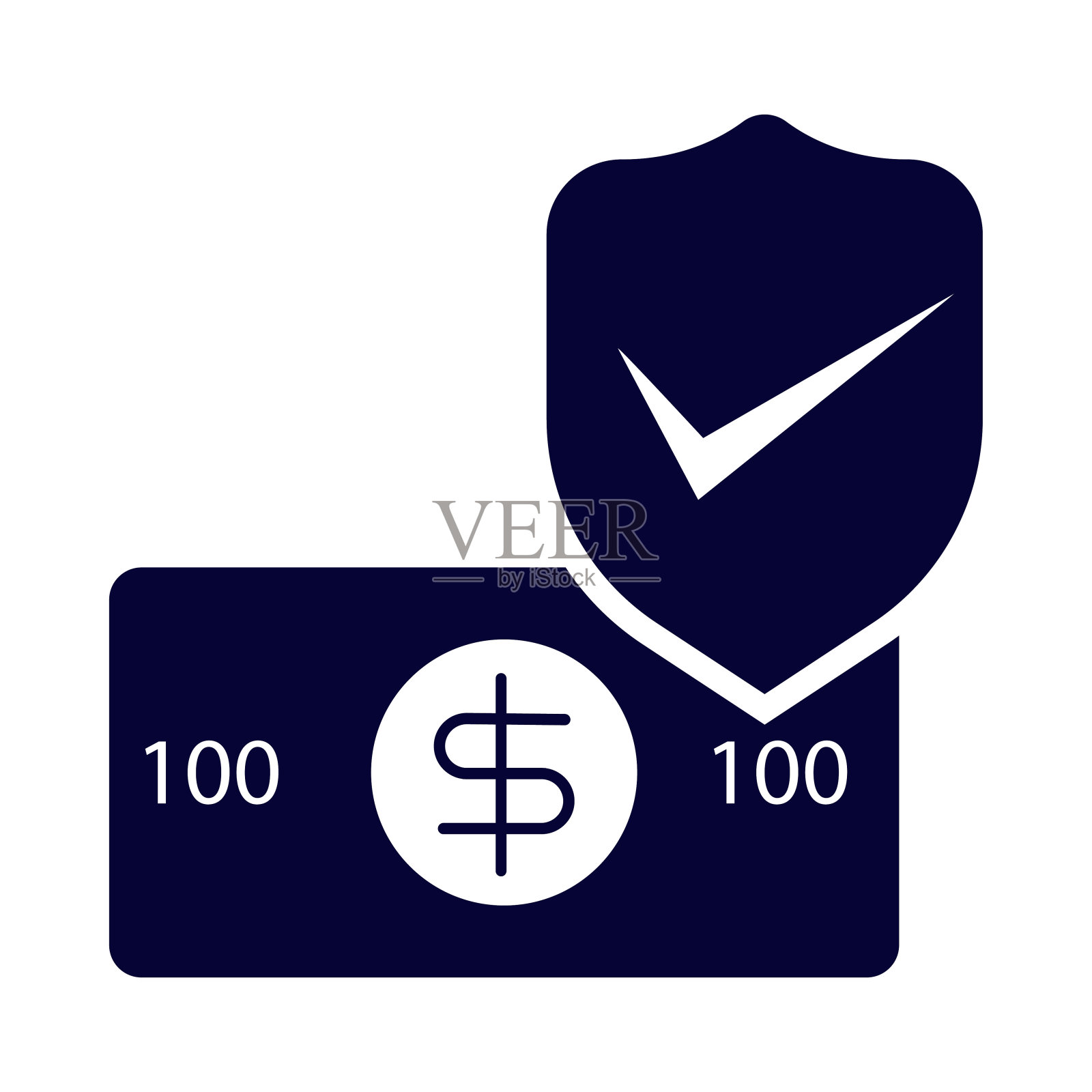 卡，勾，安全，安全信用卡图标插画图片素材