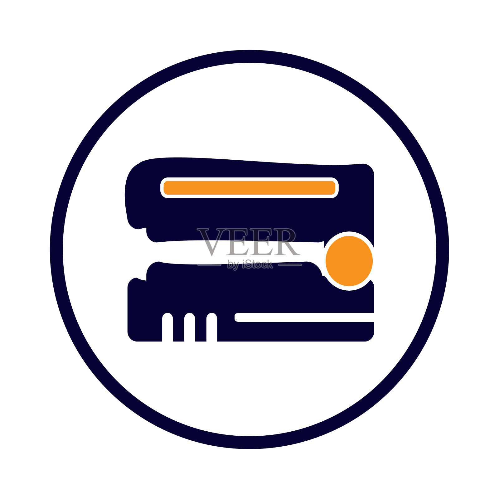 采购产品文具，订书机，工具，办公文具，订书机工具图标插画图片素材