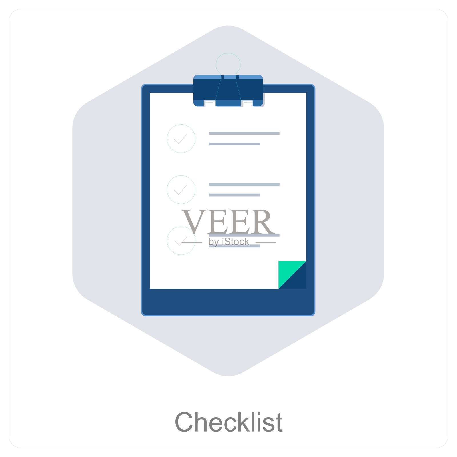 检查表插画图片素材