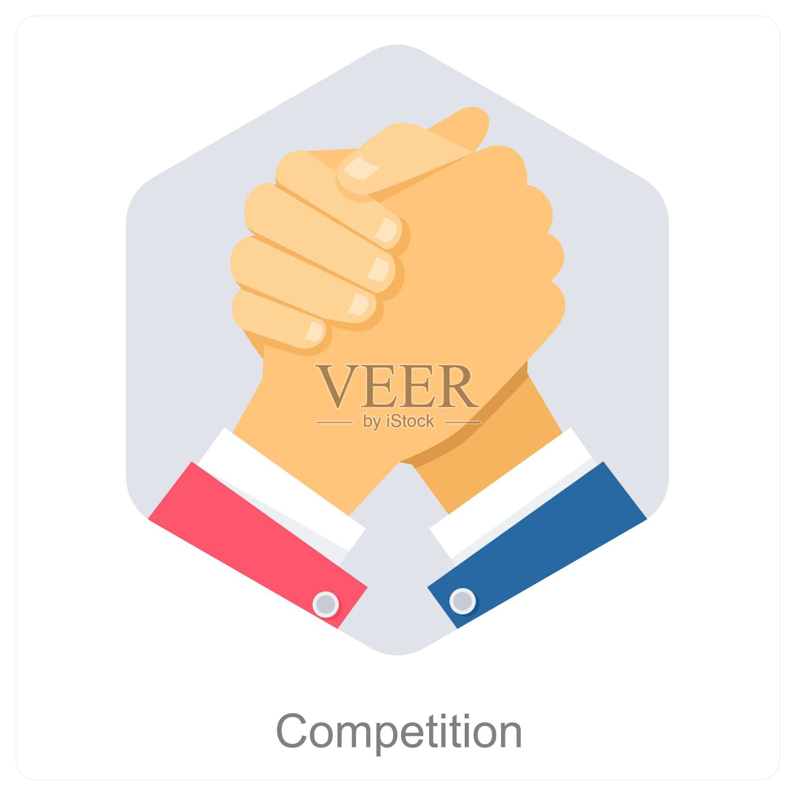 竞争插画图片素材