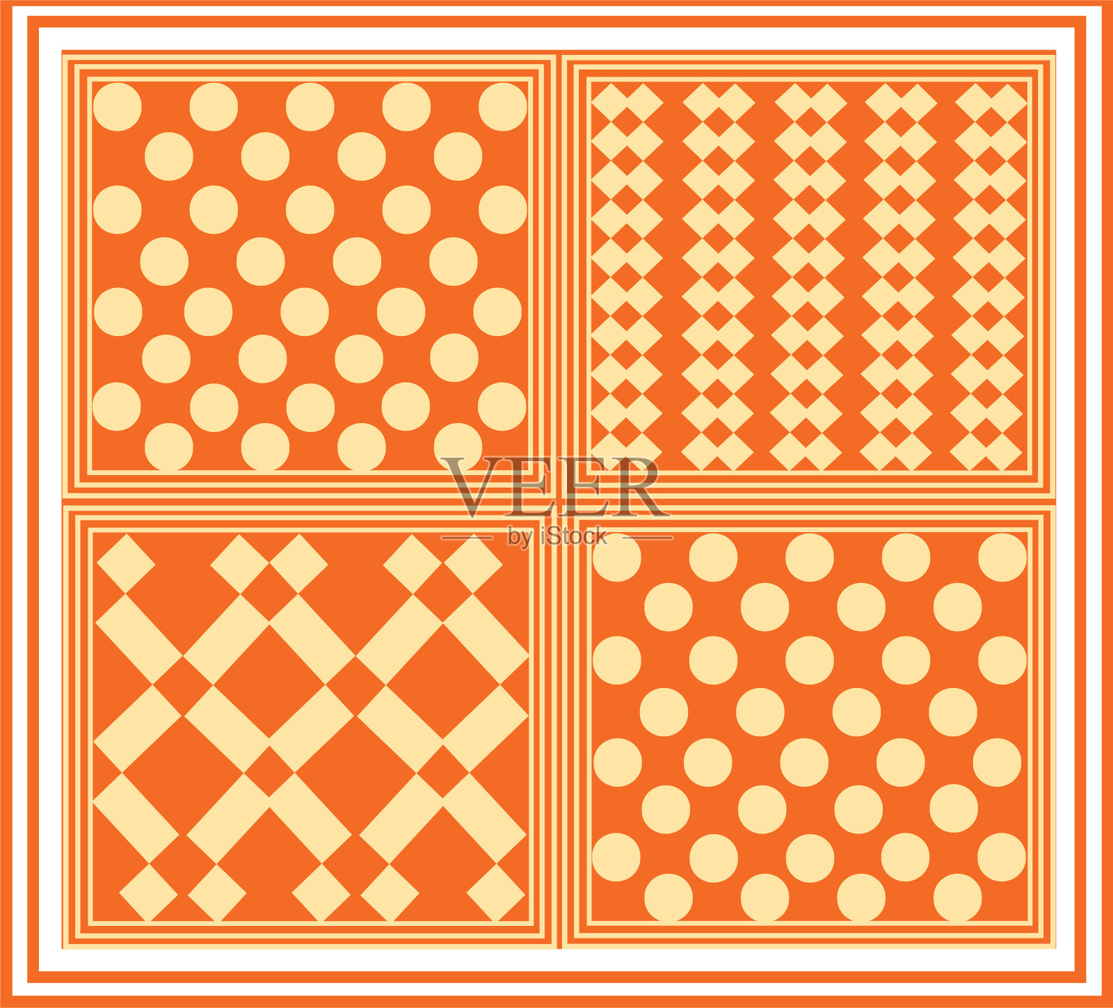 抽象装饰图案矢量背景，用于设计宣传册，网站，传单。插画图片素材