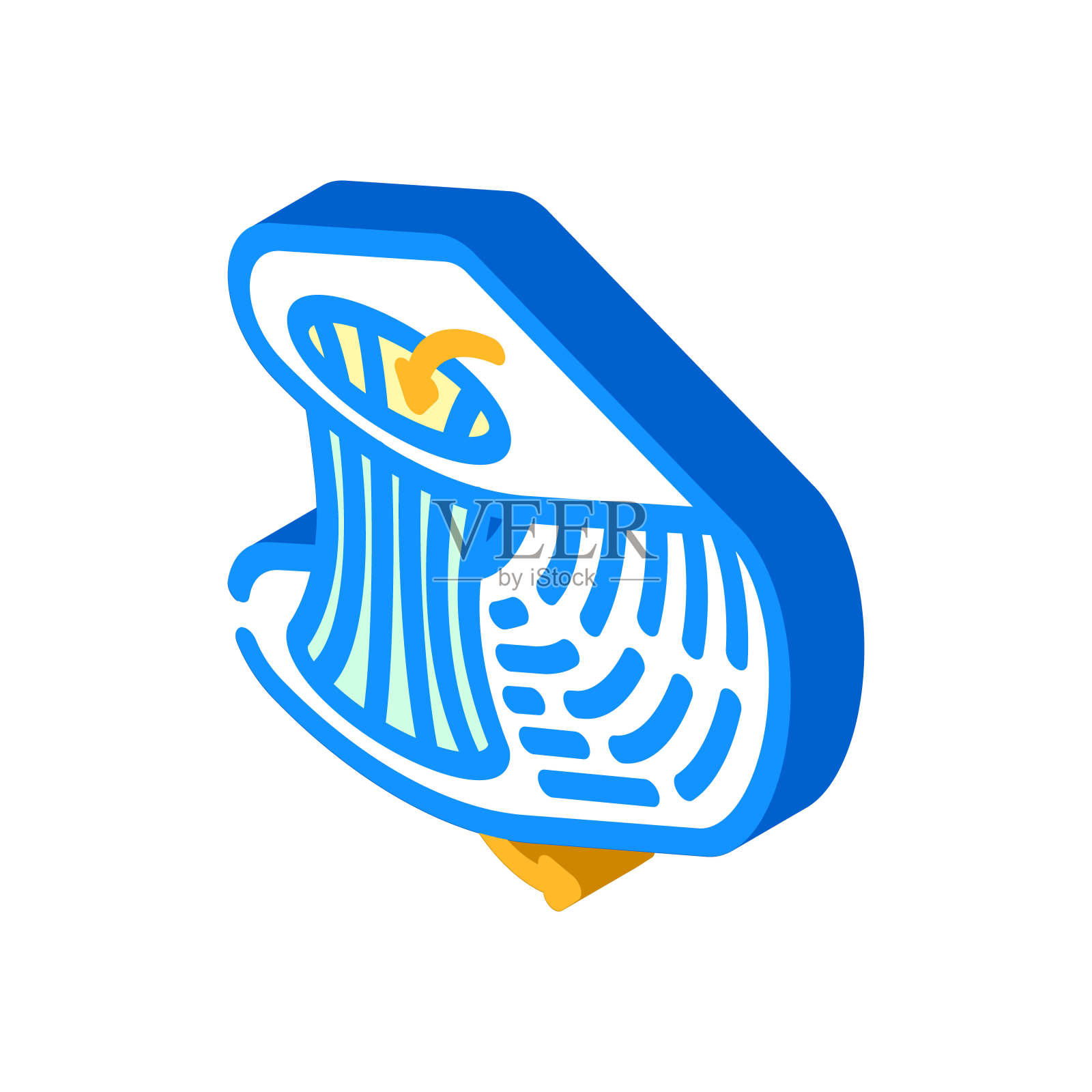 比光更快的速度旅行未解之谜等距图标矢量插图插画图片素材