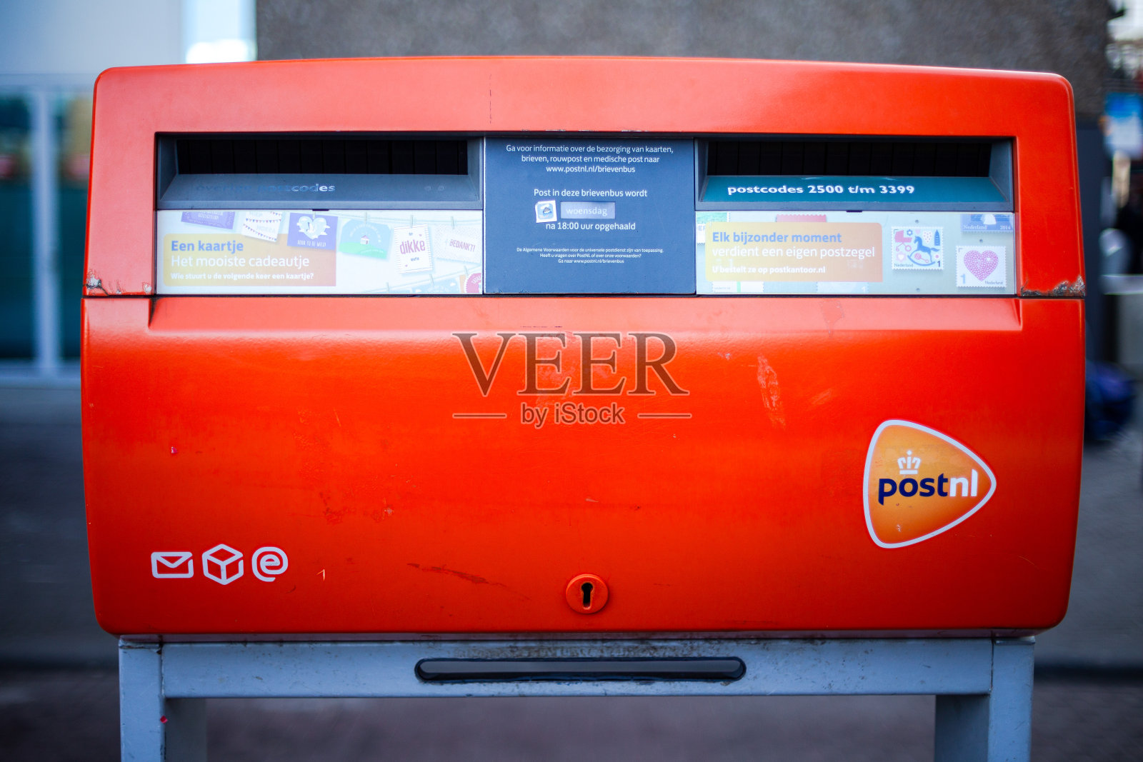 荷兰PostNL的邮箱照片摄影图片