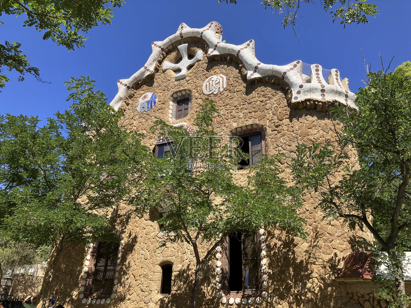 巴塞罗那Guell公园照片摄影图片