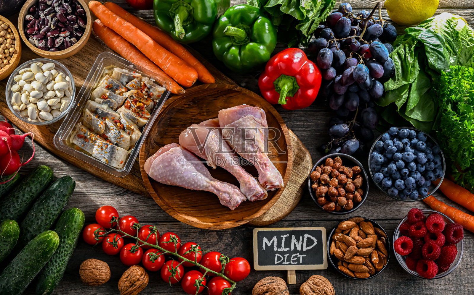 代表MIND饮食的食品照片摄影图片