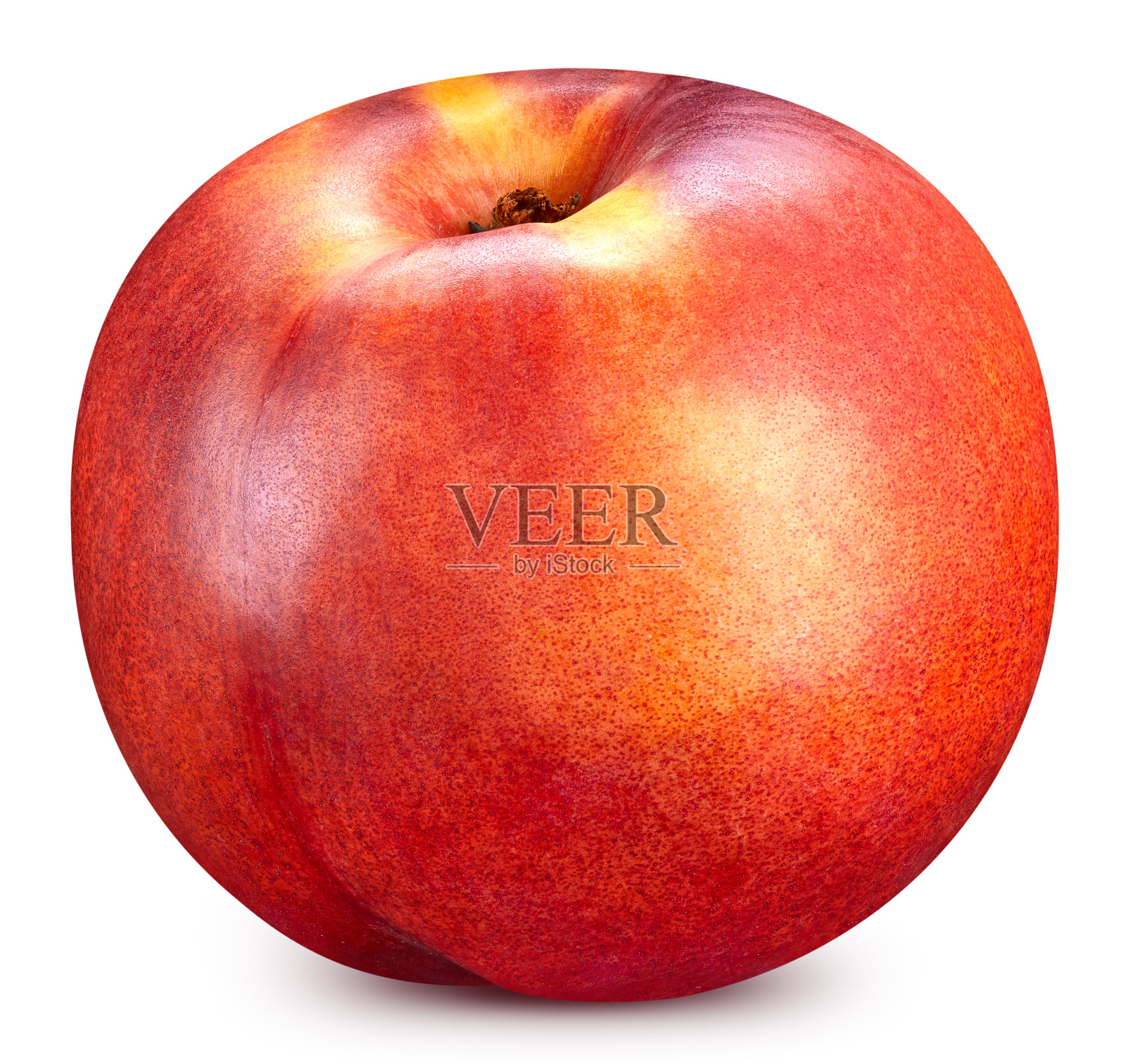 有机桃色孤立在白色背景照片摄影图片