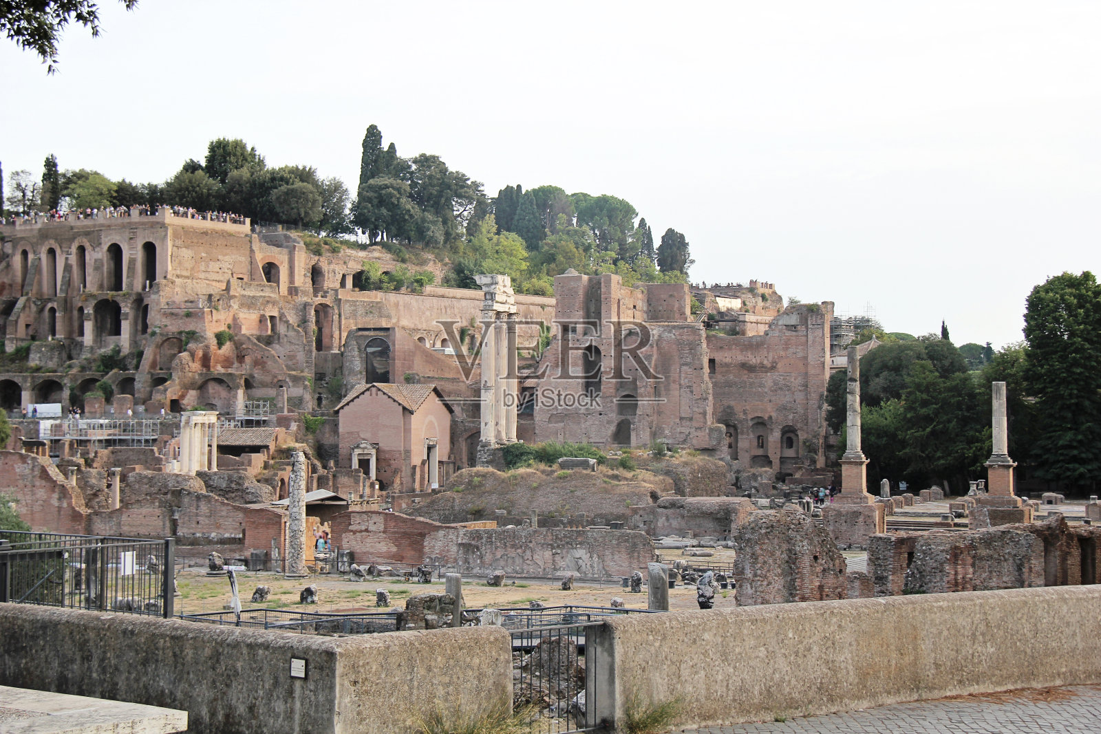 古罗马古罗马广场遗址，位于意大利罗马照片摄影图片