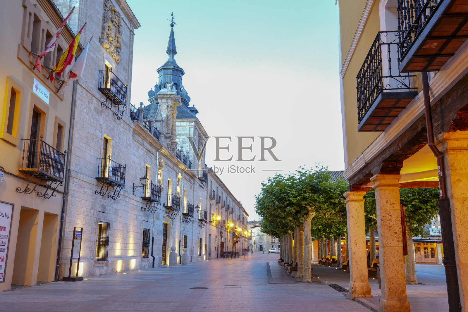 西班牙的Burgo de Osma Soria省照片摄影图片