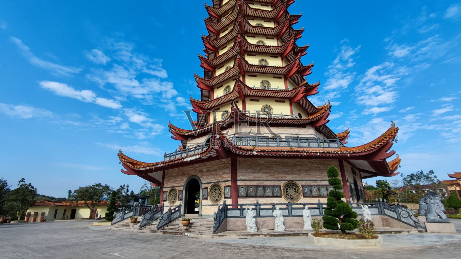 古晋佛教社法华塔照片摄影图片