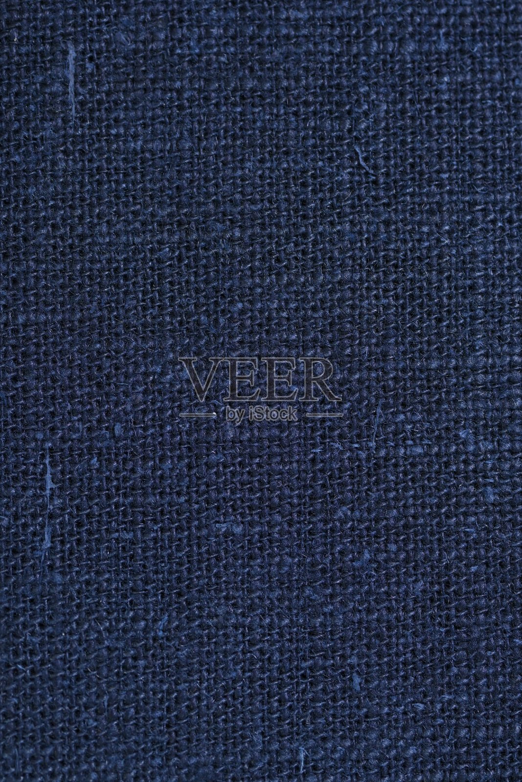 蓝麻粘胶天然面料布色，粗布粗犷纹理的纺织时尚抽象背景照片摄影图片