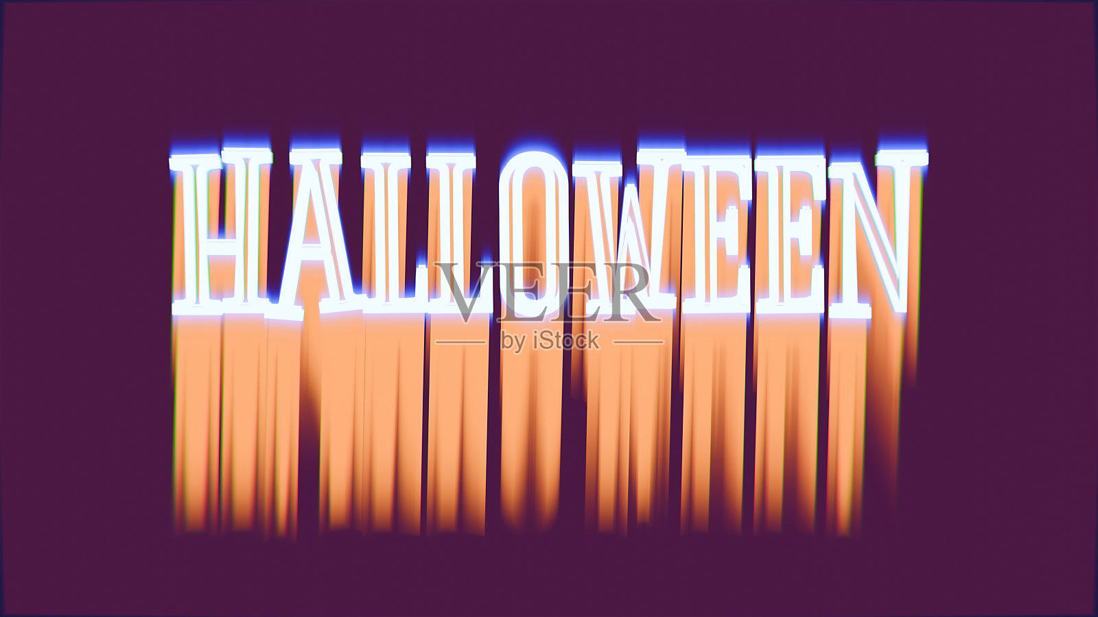 万圣节的背景。节日万圣节海报，网页横幅，贺卡，聚会邀请的封面。3 d渲染。照片摄影图片