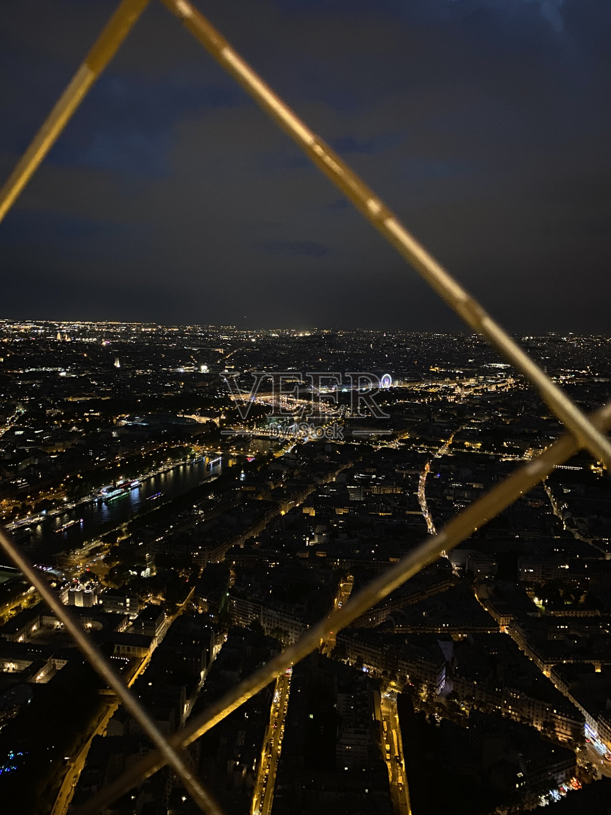 巴黎夜景照片摄影图片