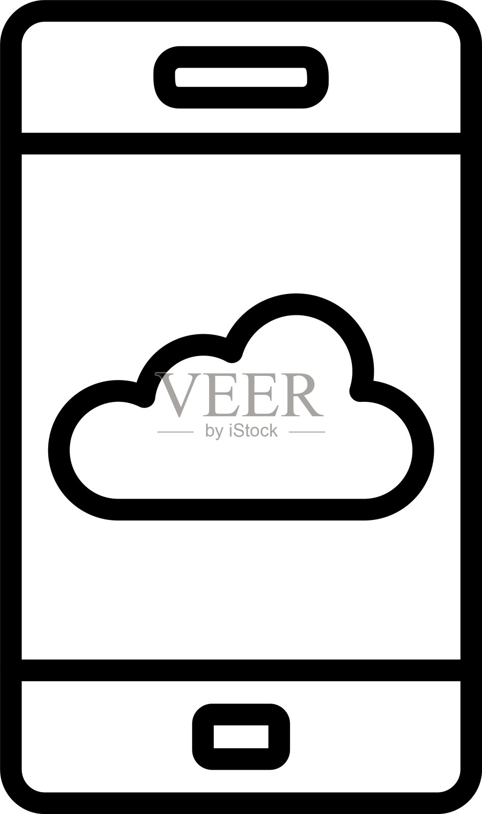 智能手机图标插画图片素材