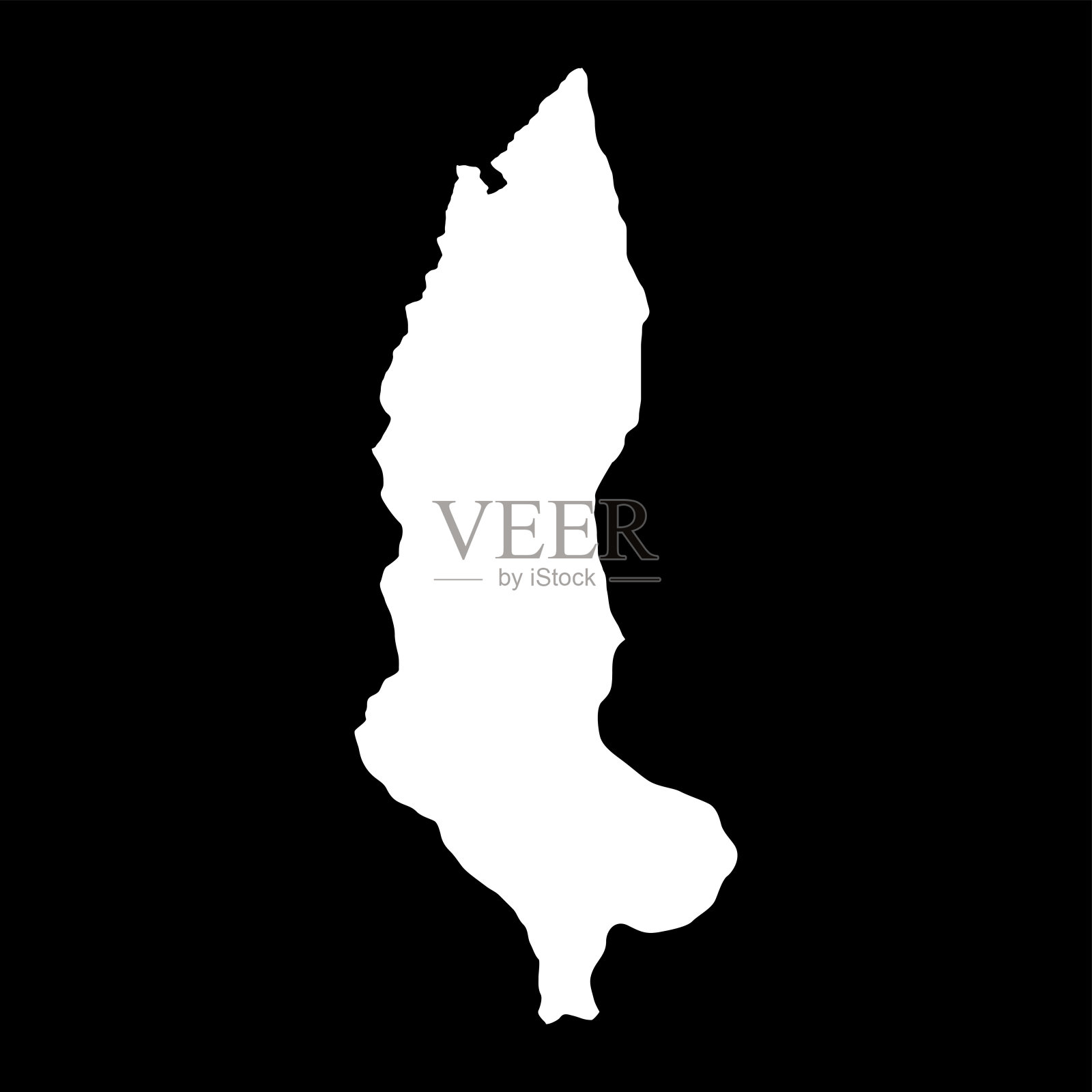 亚马逊地图，秘鲁地区。矢量插图。插画图片素材