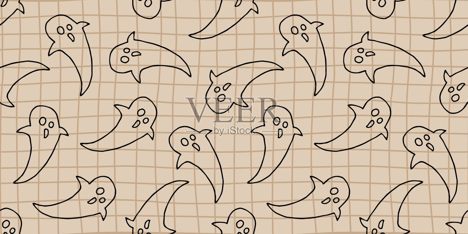 可怕的模式插画图片素材