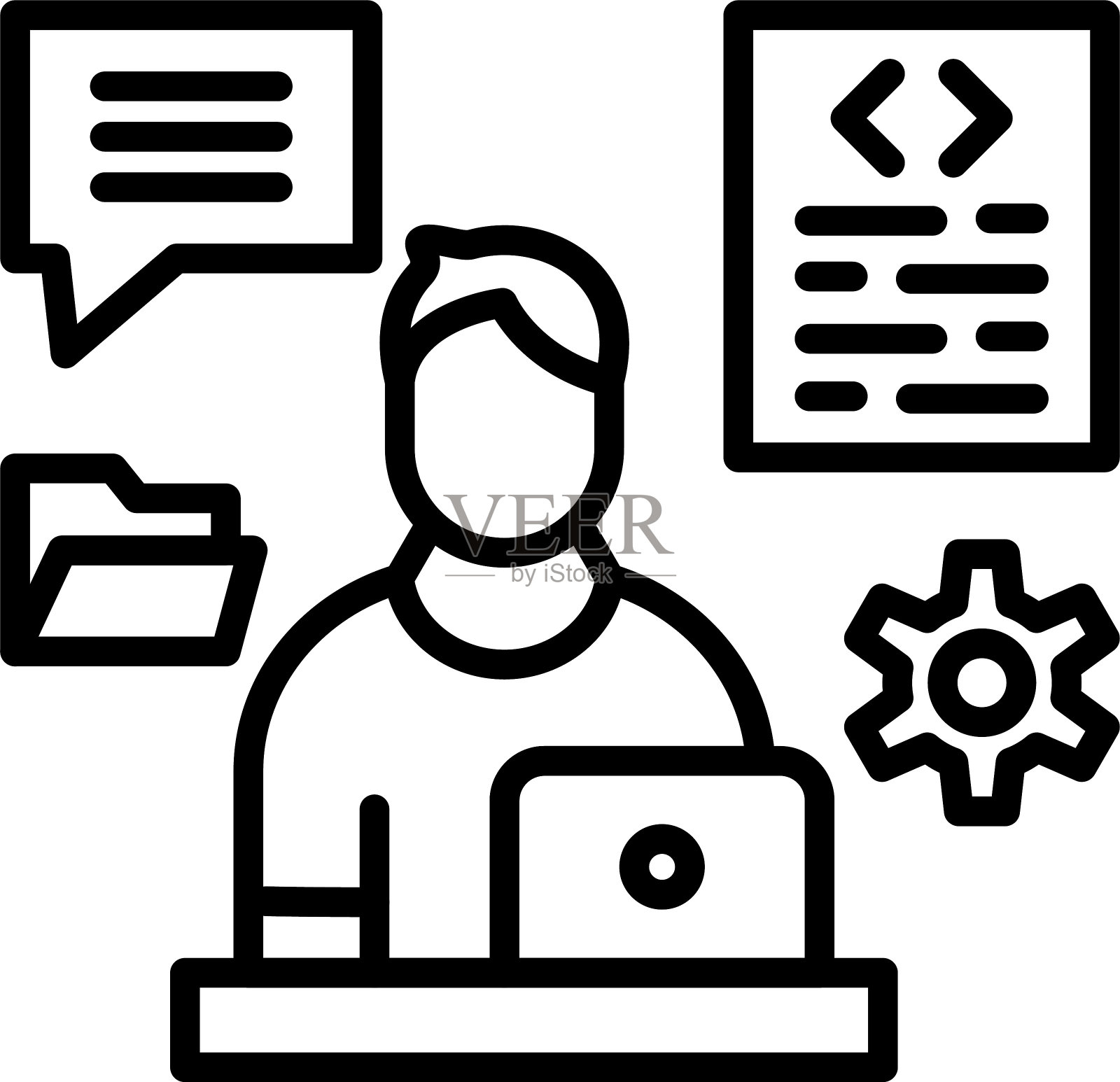 多任务图标插画图片素材