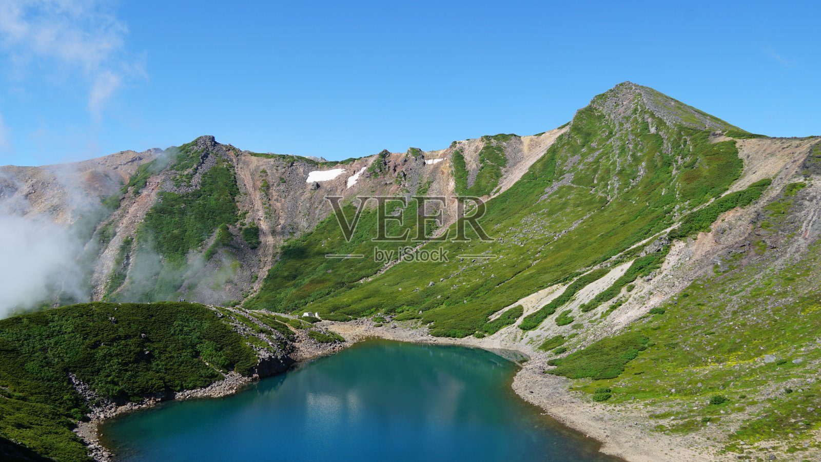 日本岐阜的御武山，木尾御武山照片摄影图片