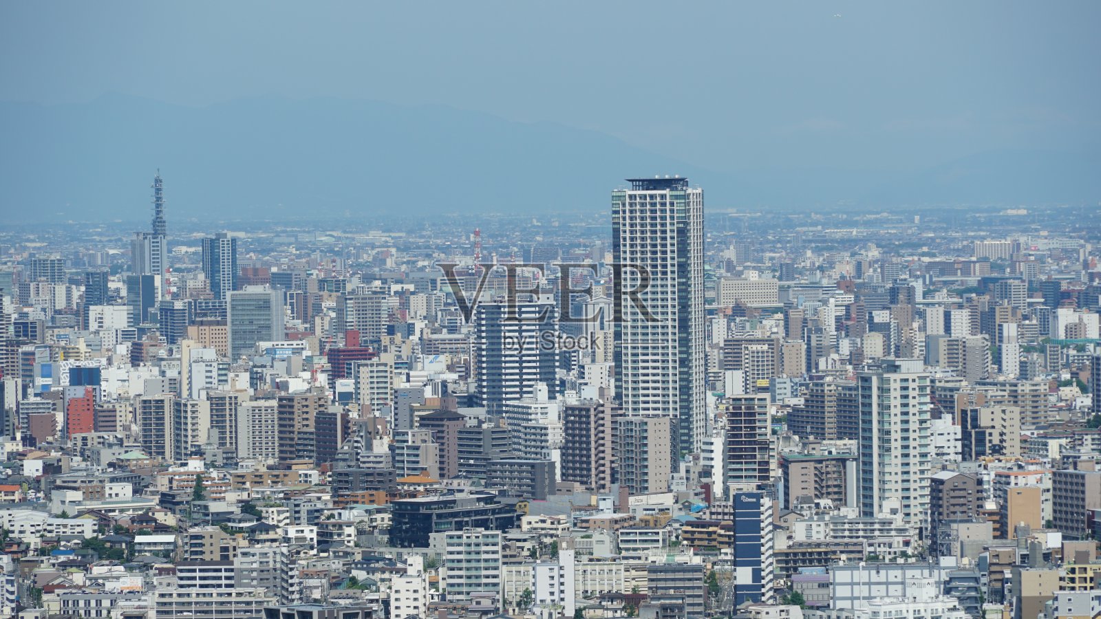 名古屋城市景观，日本照片摄影图片