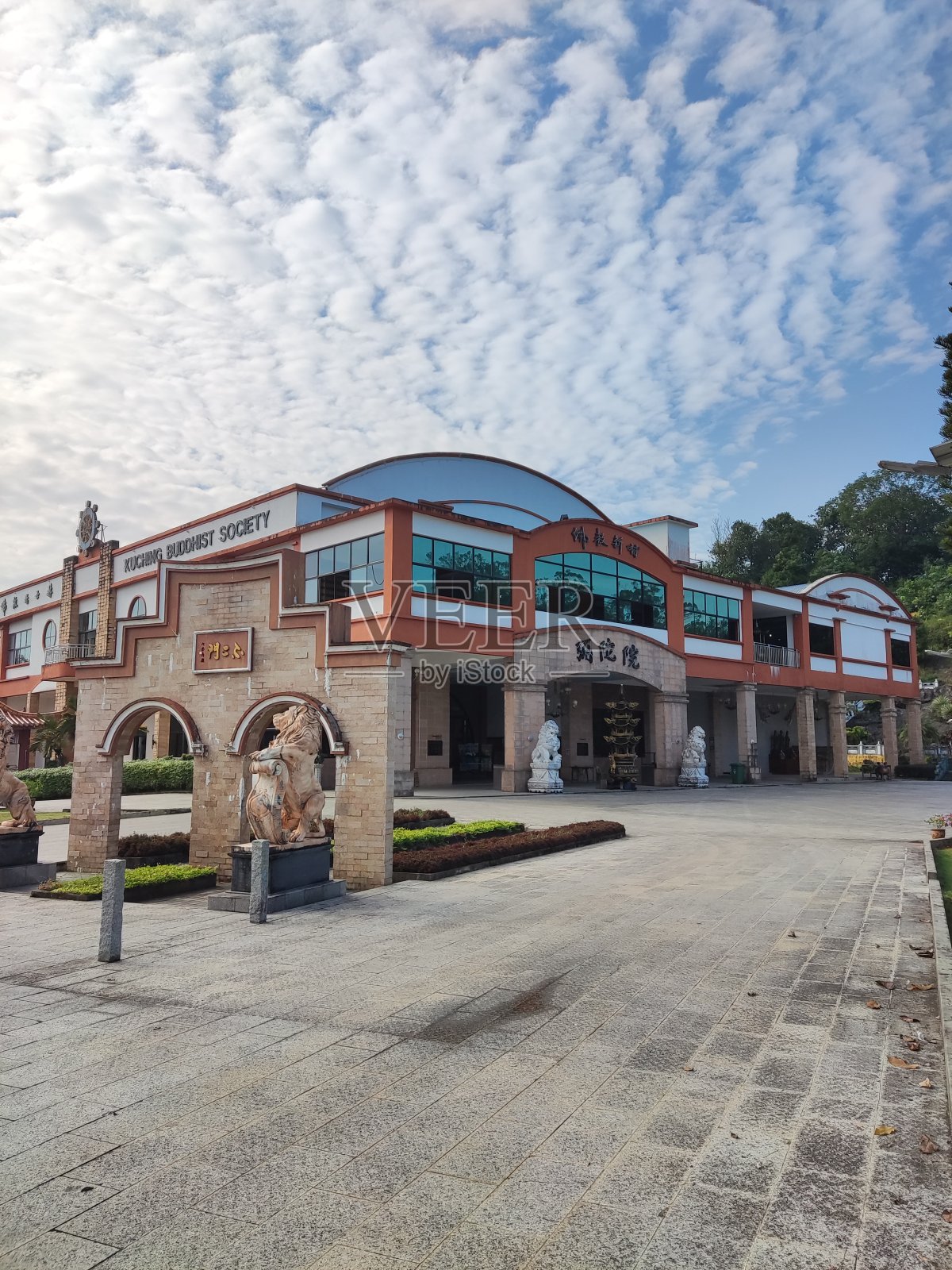 古晋佛教协会建筑照片摄影图片