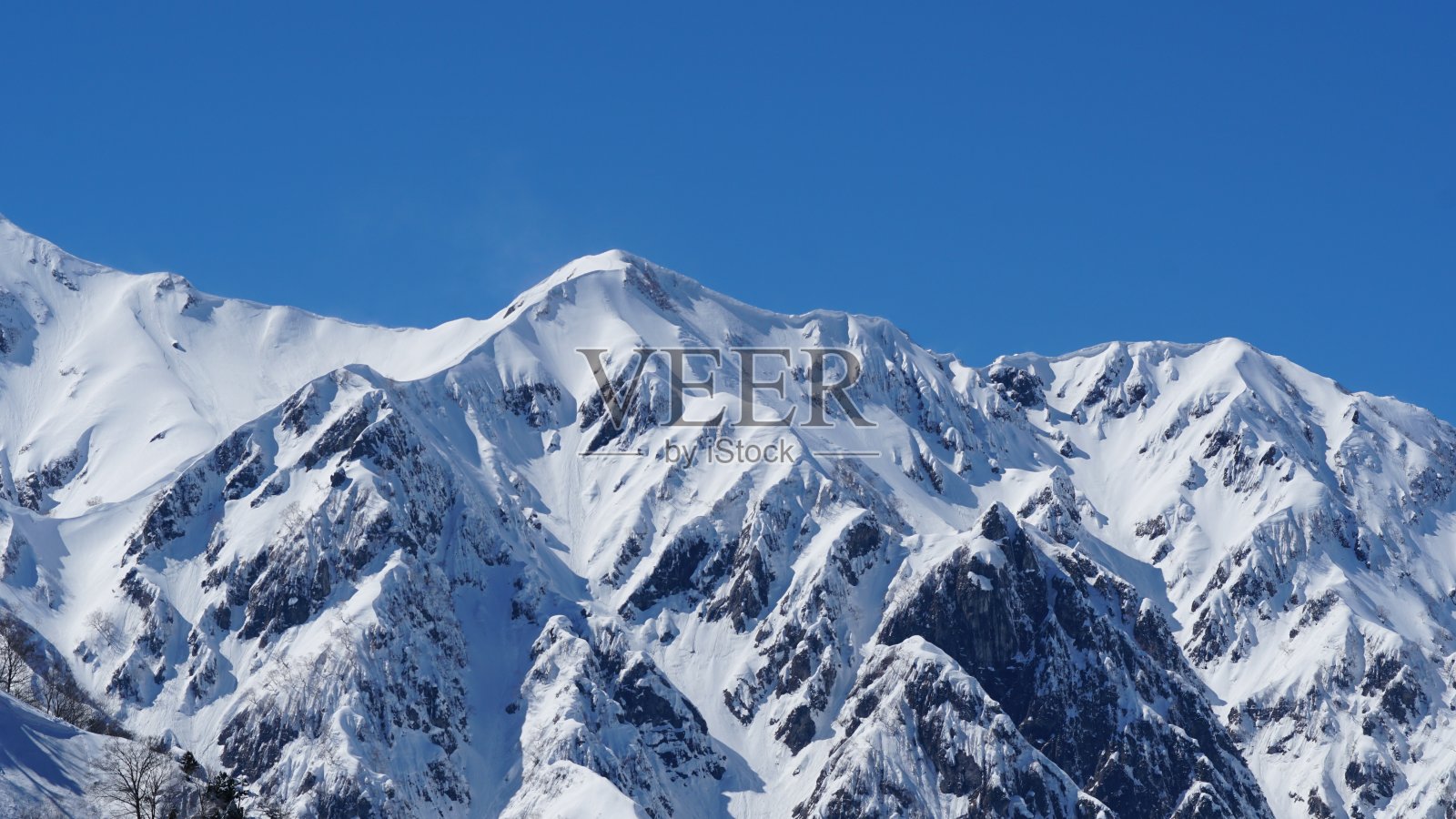 日本长野白波高丽雪场照片摄影图片