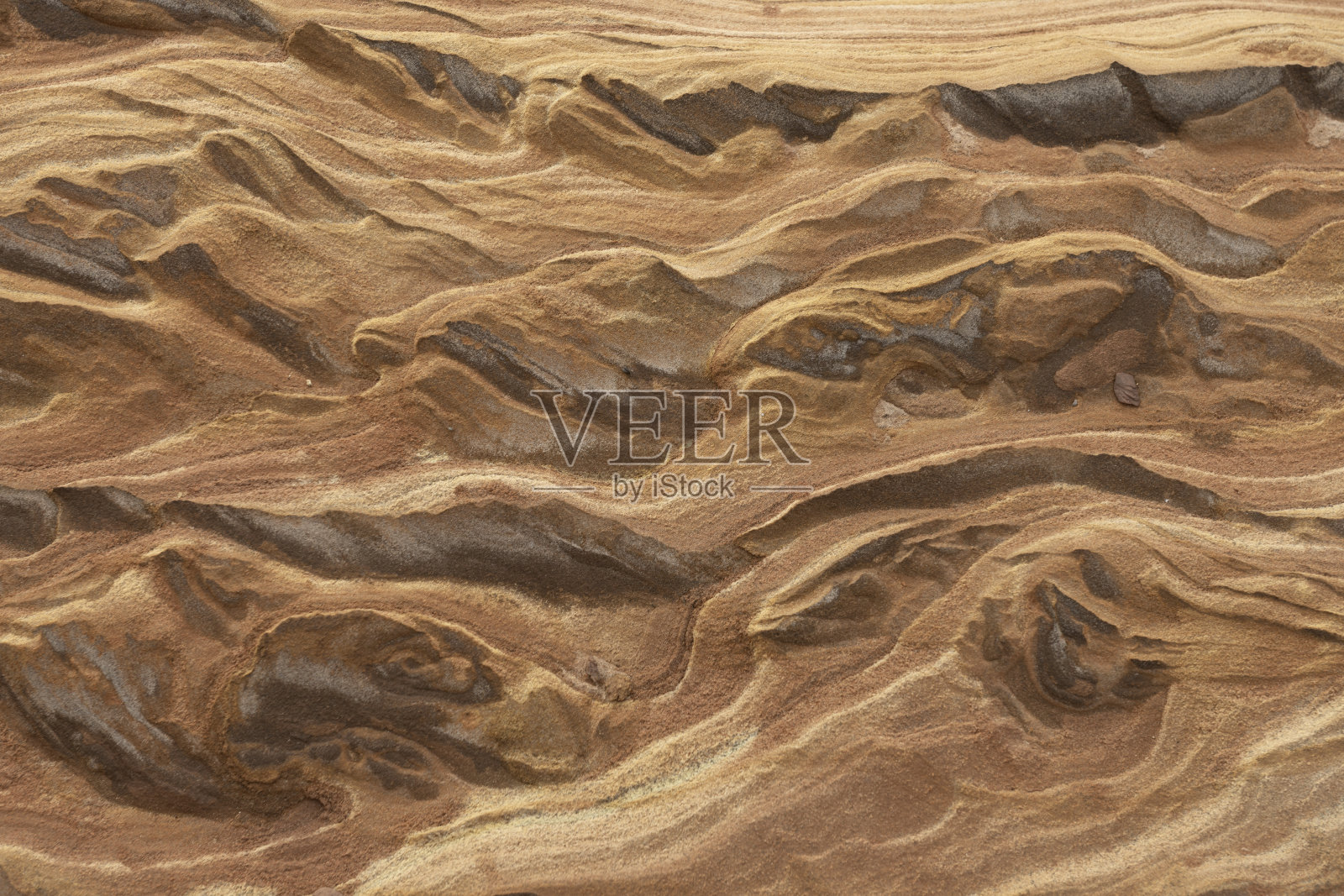 复杂的砂岩漩涡和侵蚀模式照片摄影图片