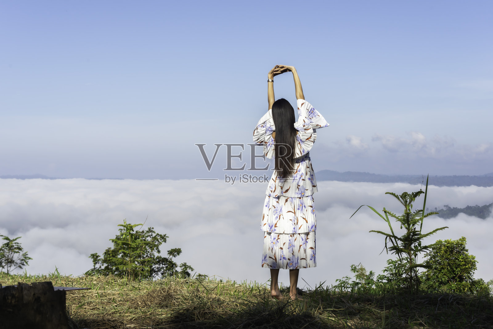 生活方式旅游女性开心心情好放松照片摄影图片