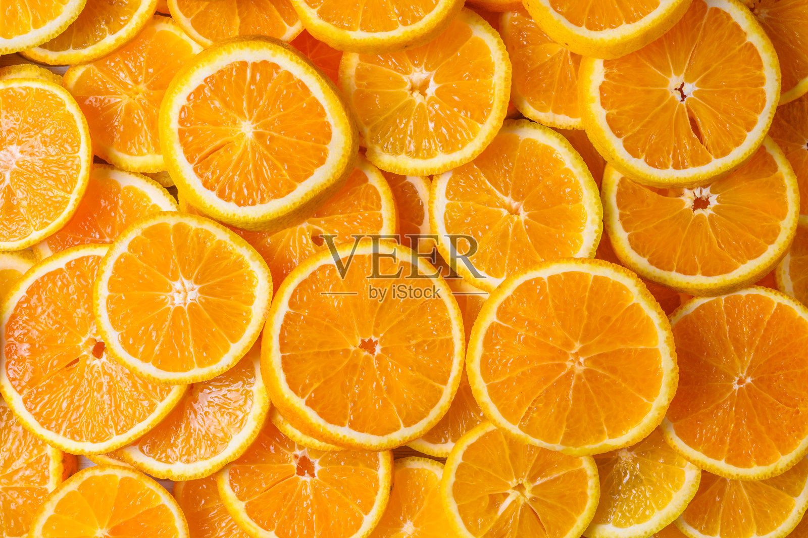 橙色水果图案。健康食物背景照片摄影图片