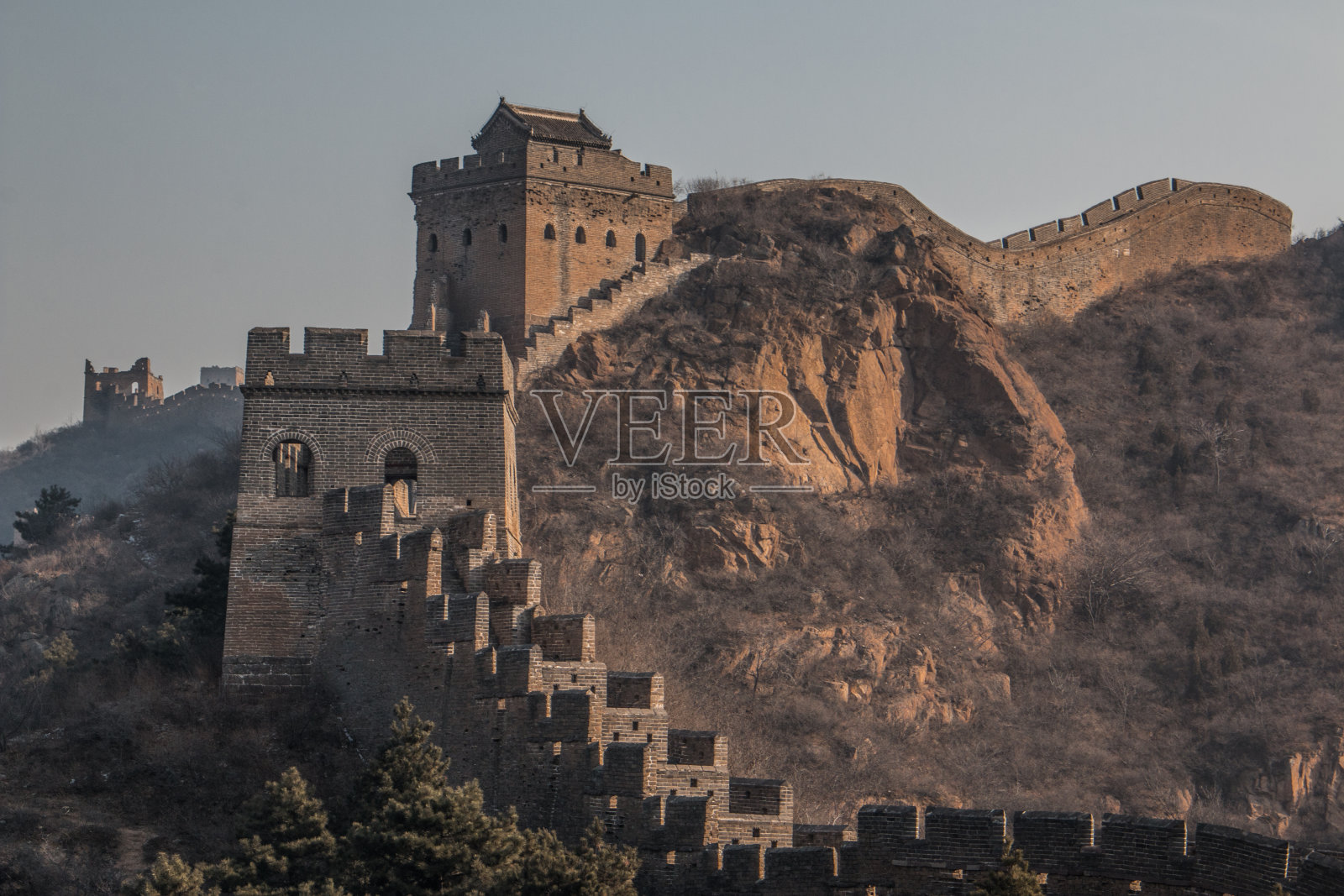 中国长城的镜头照片摄影图片