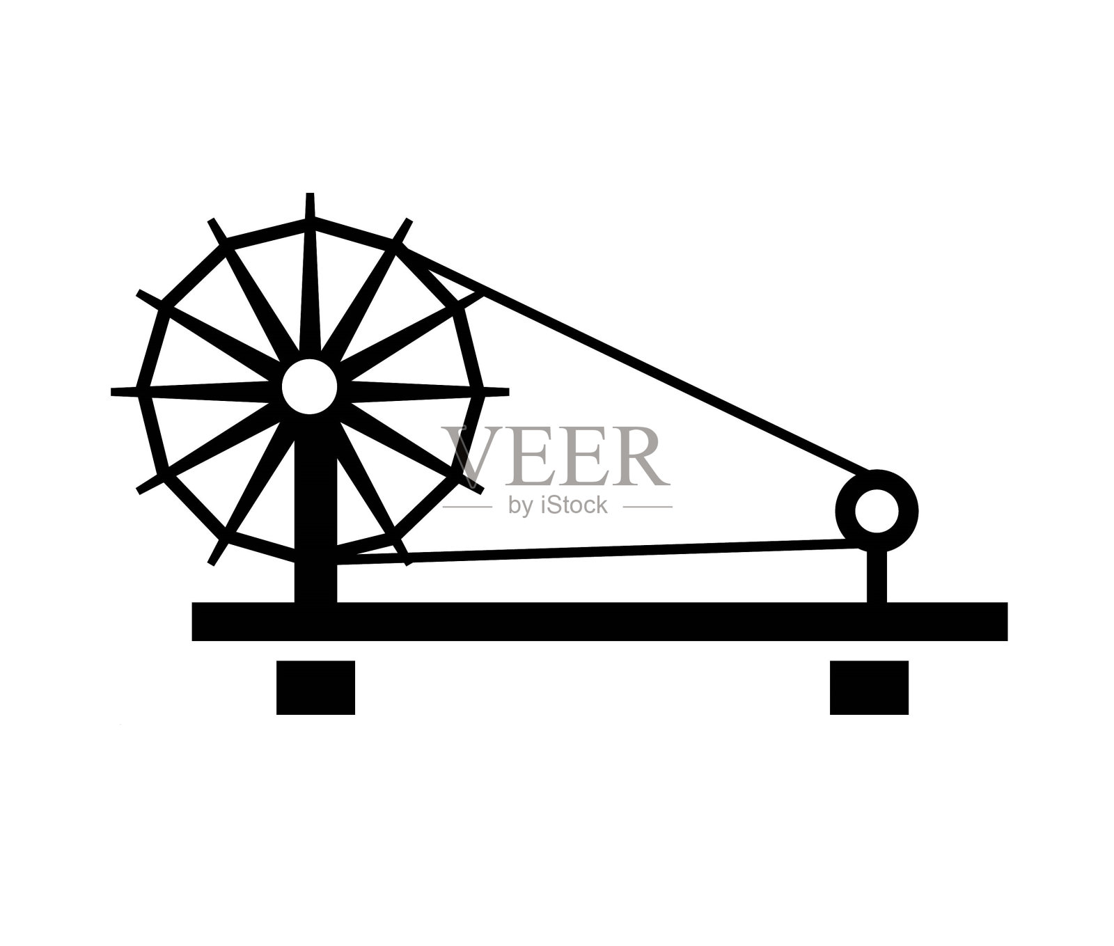 查卡图标，矢量最好的平面图标。插画图片素材