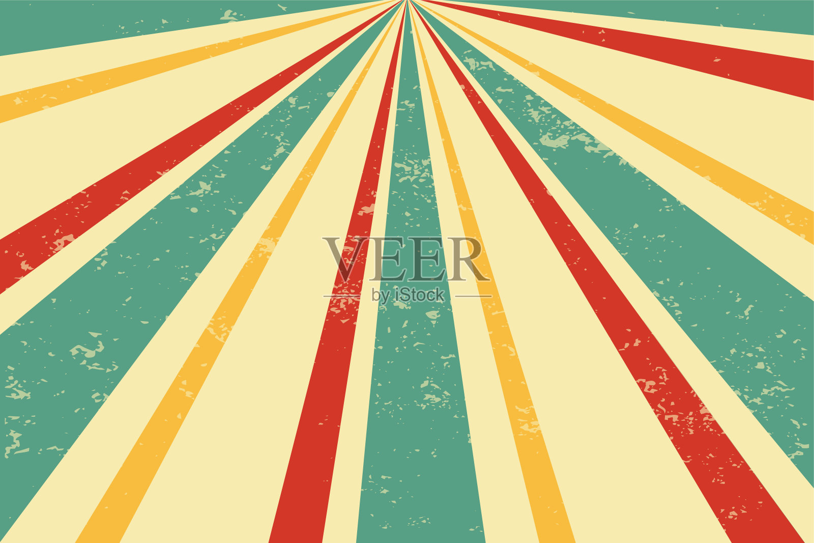 漫画风格的复古阳光抽象的背景设计插画图片素材