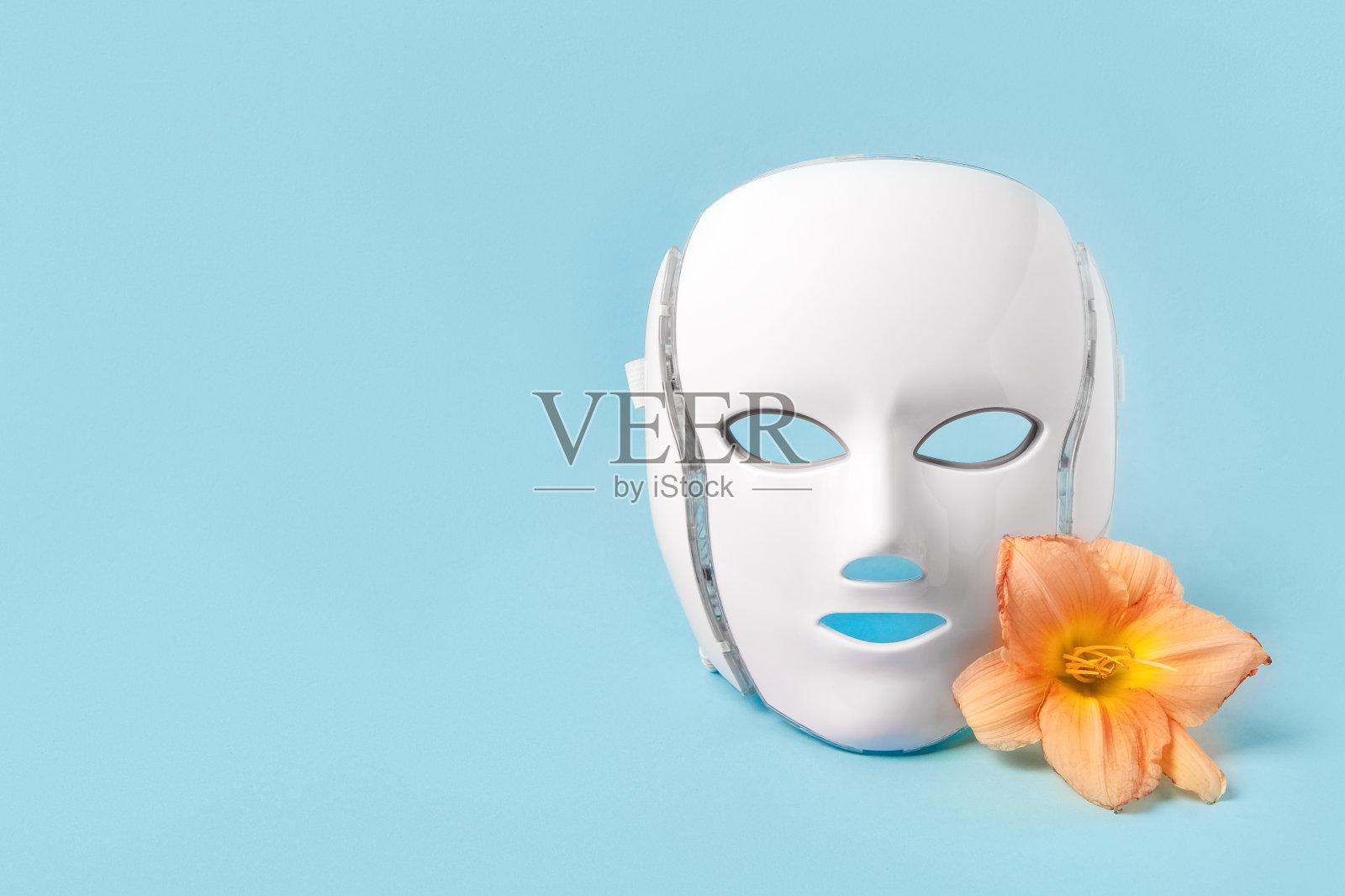 LED面膜照片摄影图片