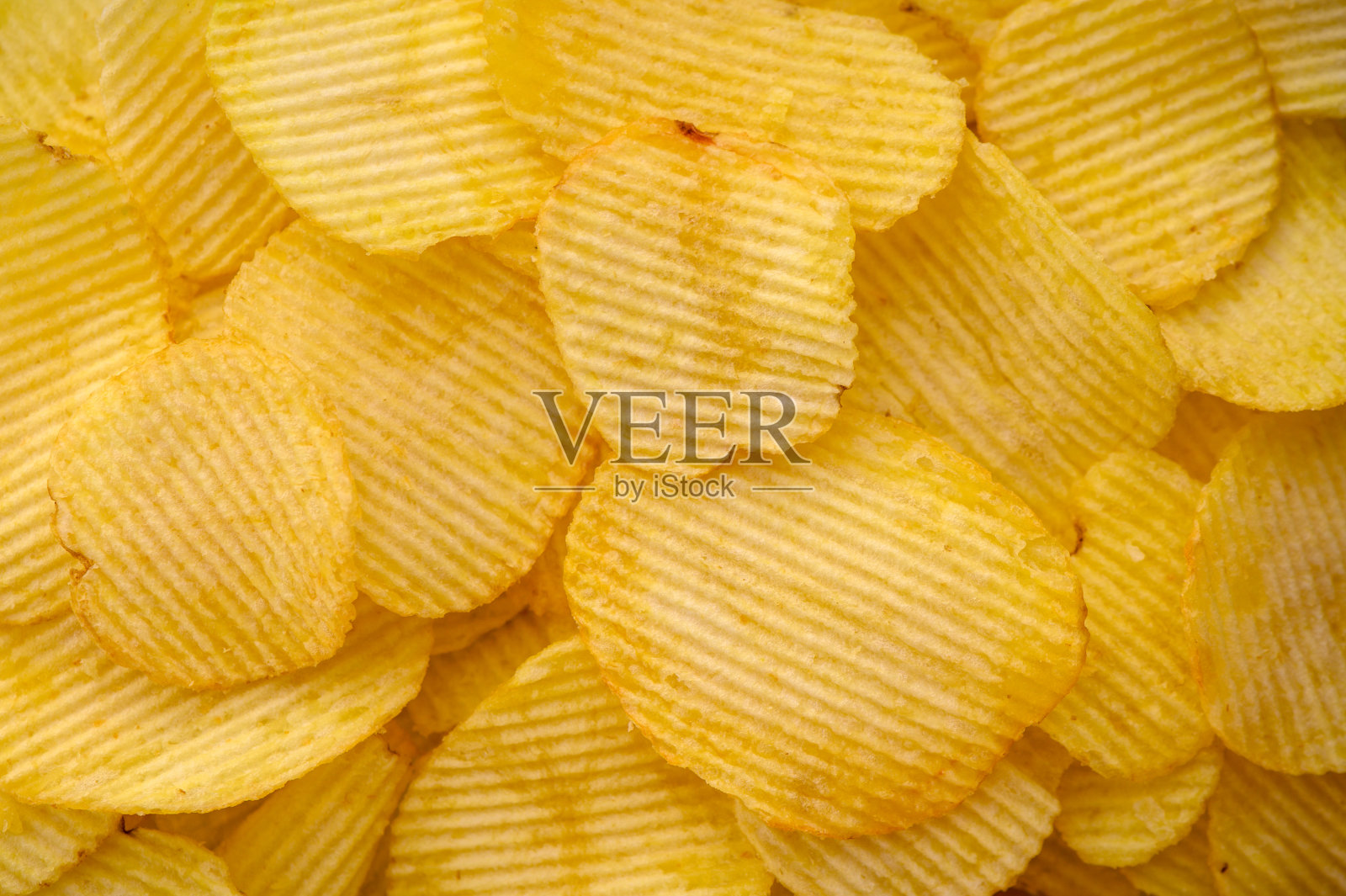 脆脆的薯片零食纹理背景俯视图照片摄影图片