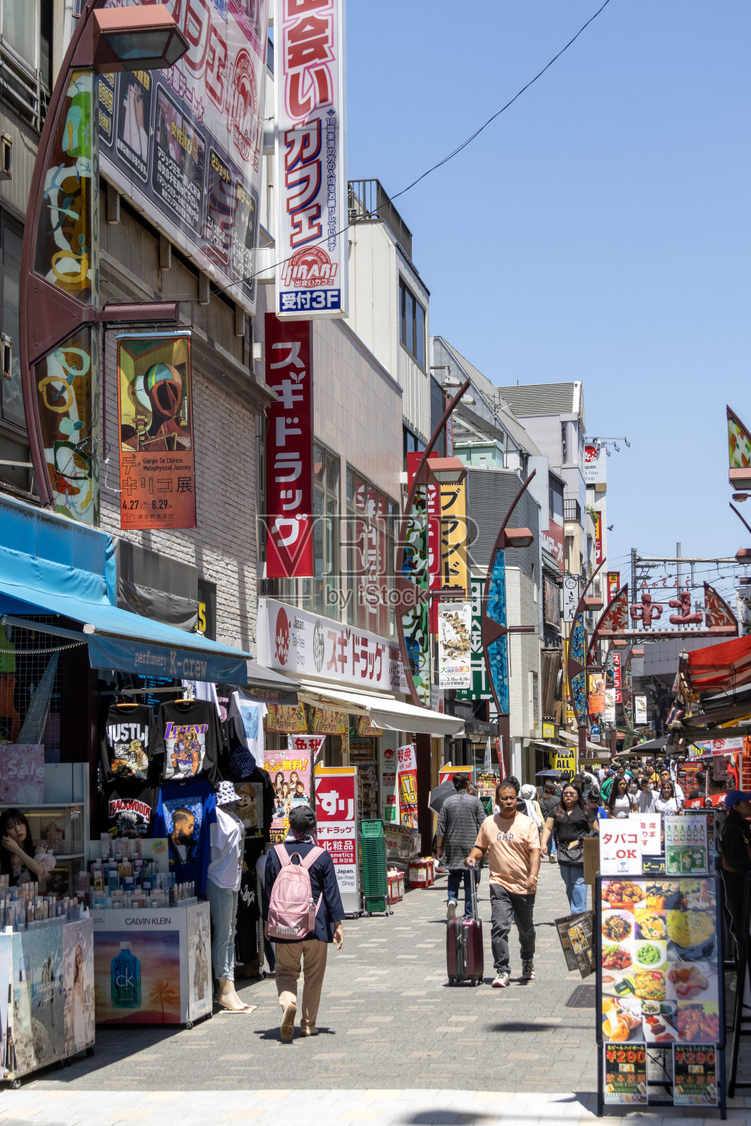 日本东京上野区的美洋子市场照片摄影图片
