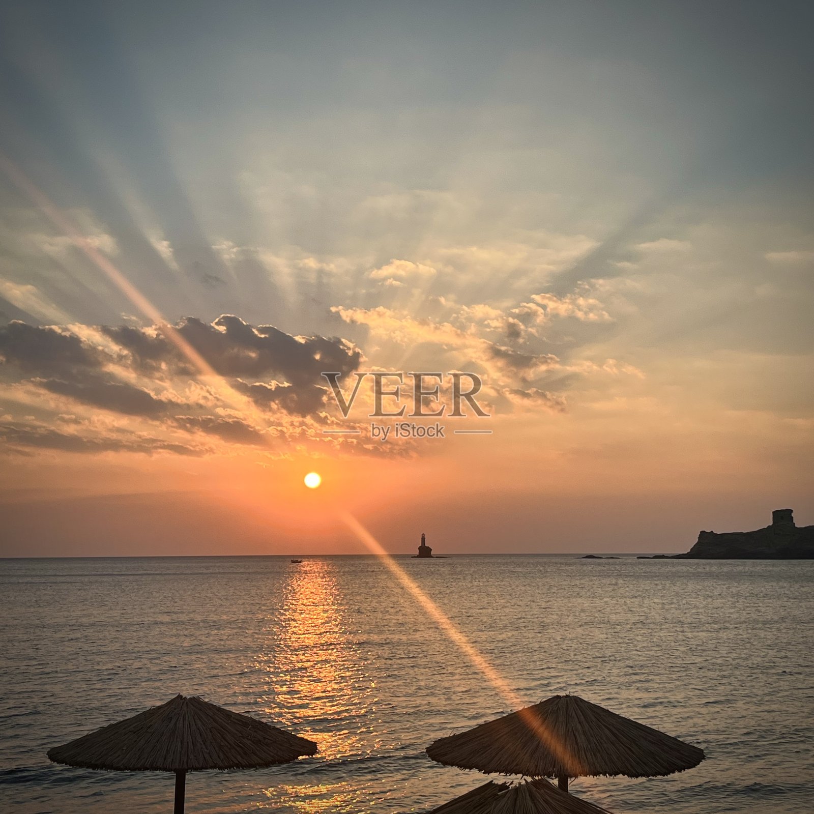 夕阳照片摄影图片