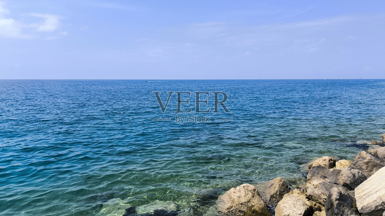 亚得里亚海的景观由皮兰，斯洛文尼亚照片摄影图片