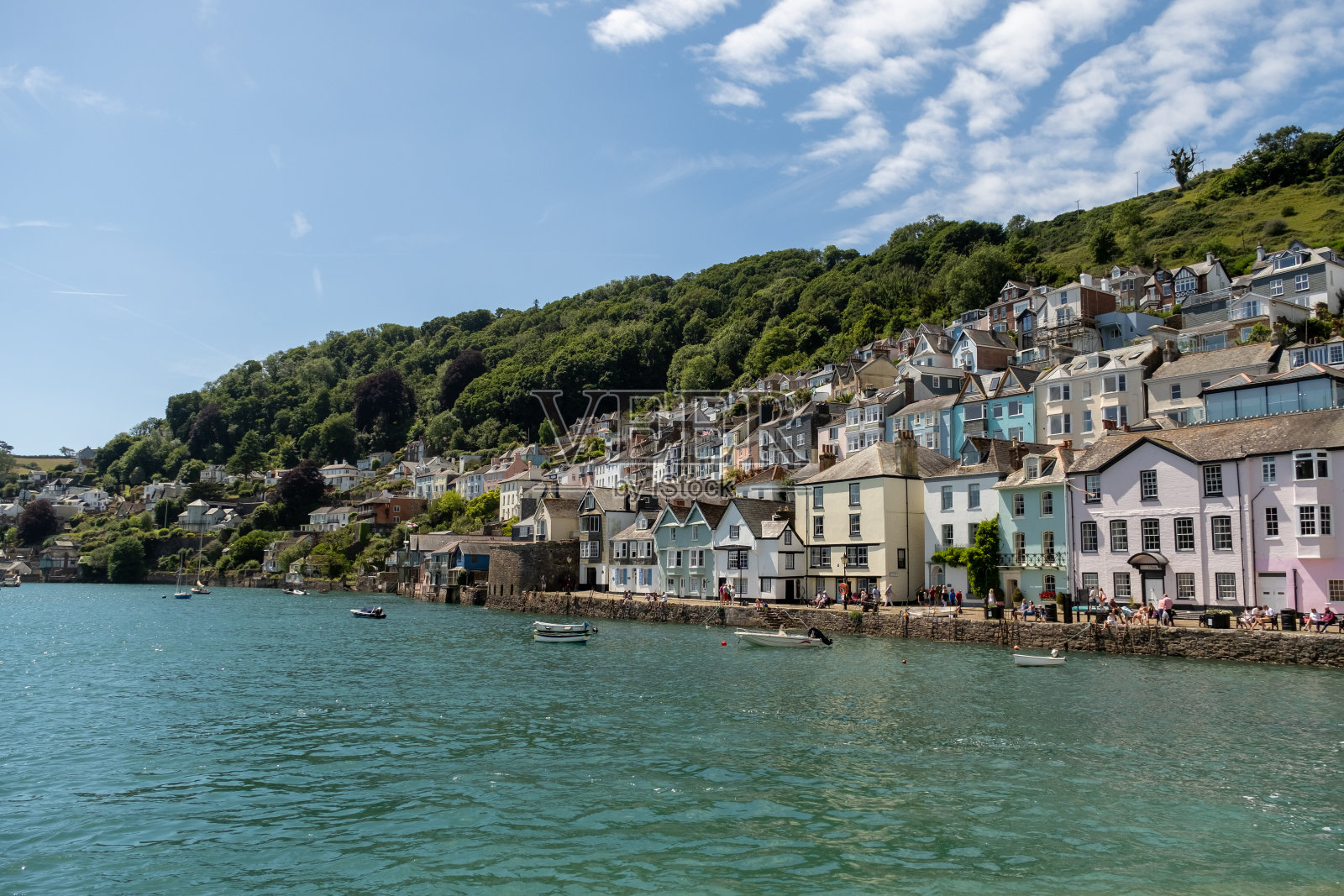 英国里维埃拉的王家卫海滨景观照片摄影图片