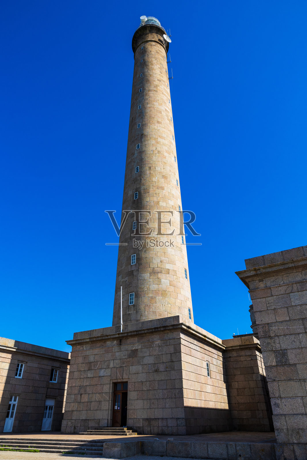 盖特维尔灯塔，在巴弗勒角，从建筑的底部照片摄影图片
