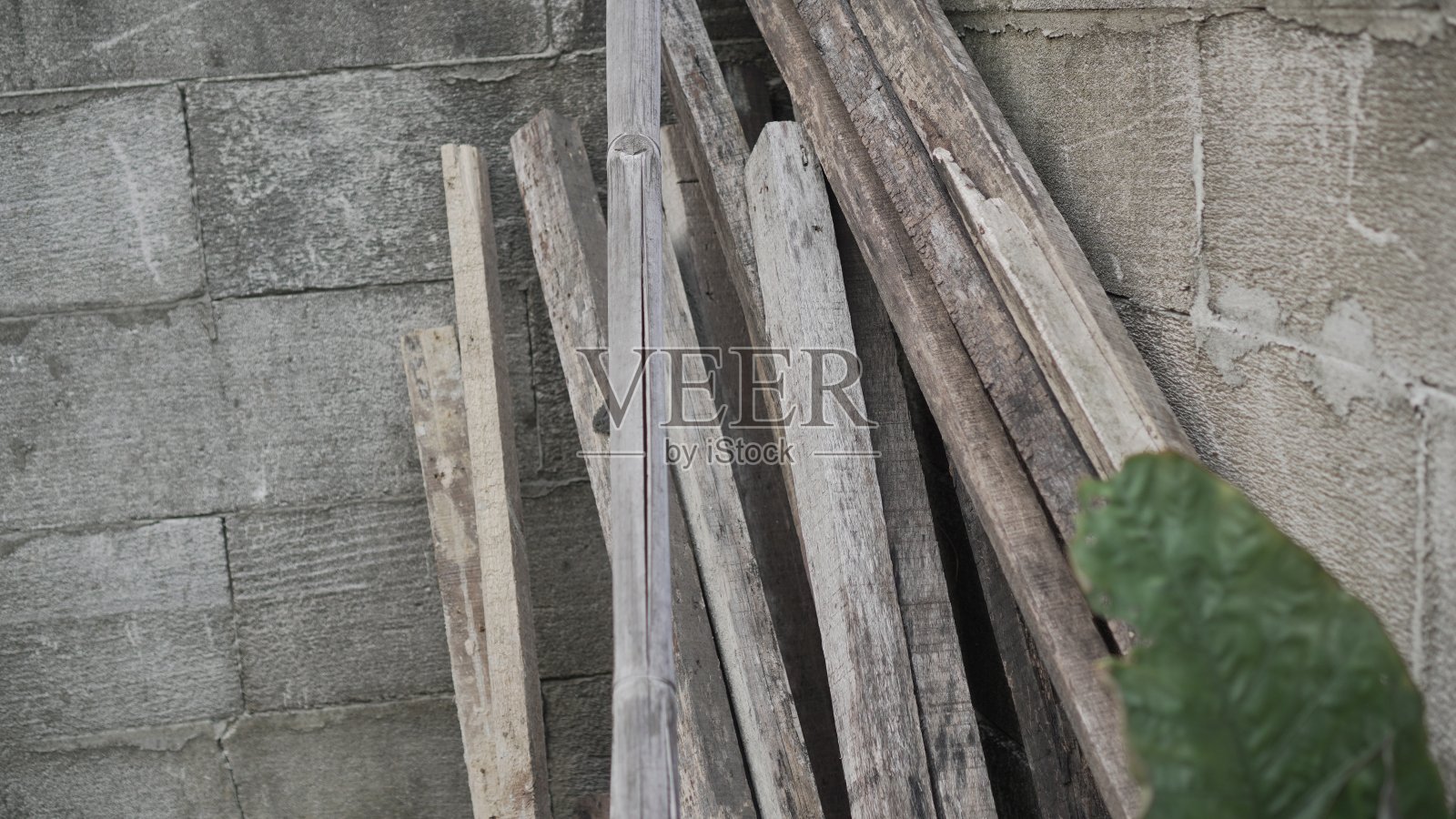 一堆堆大小不一的废木头，有的大，有的小照片摄影图片