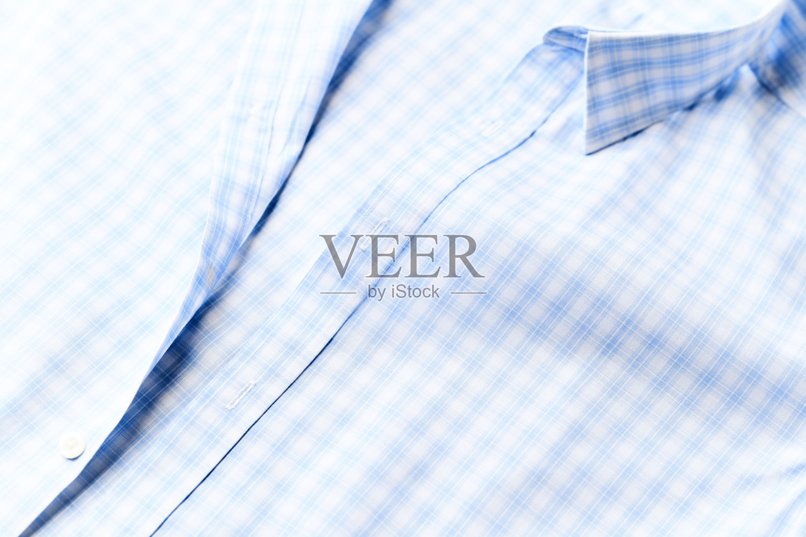 男士格子衬衫的特写。副本的空间。照片摄影图片