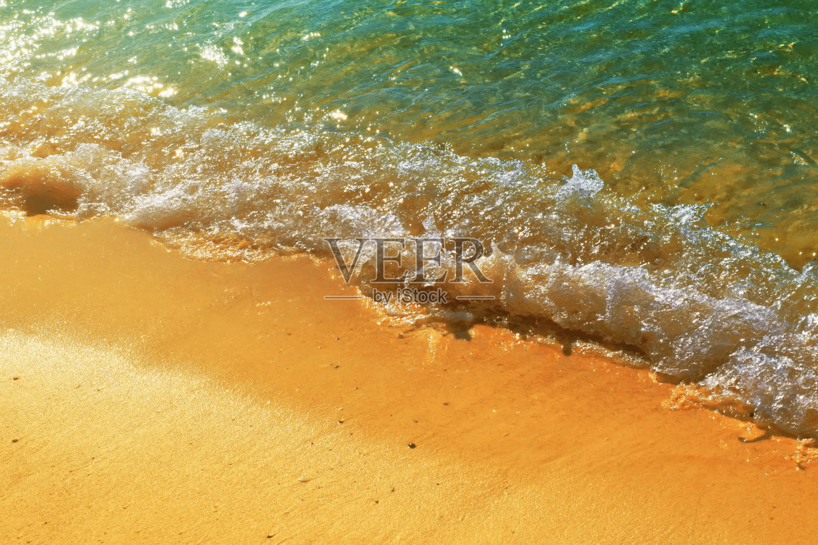 美丽的热带海滩，自然背景照片摄影图片