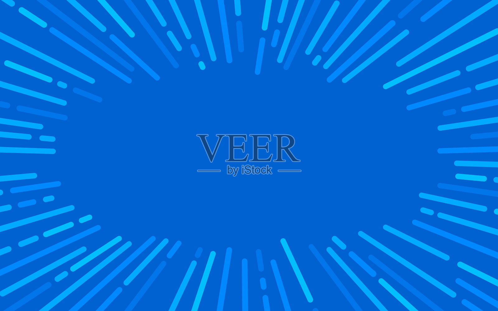 蓝色爆发抽象兴奋背景插画图片素材