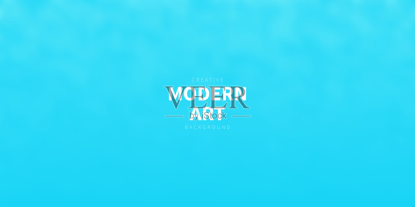 蓝色抽象背景与模糊的斑点插画图片素材