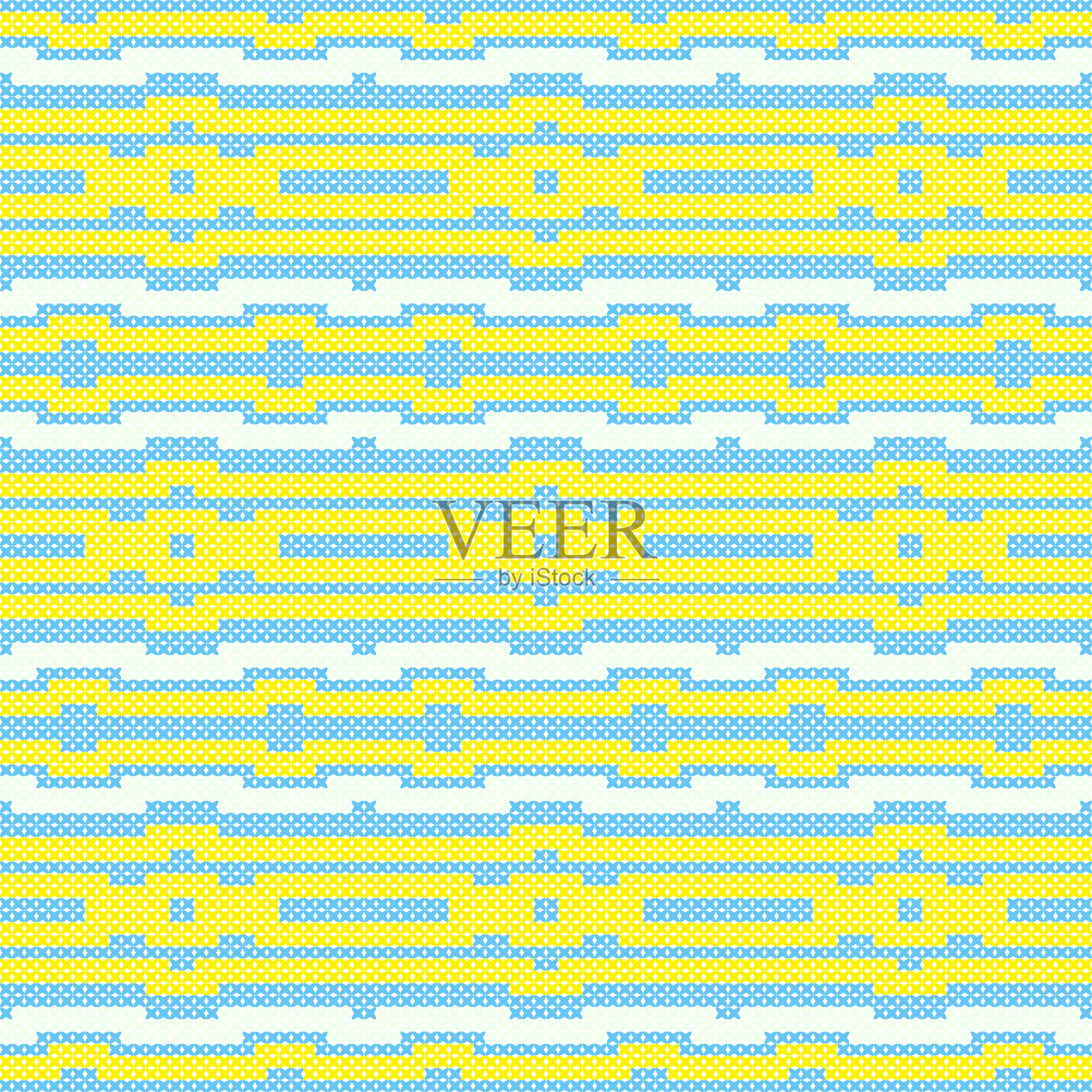 无缝针织图案。针织的背景。矢量插图。插画图片素材