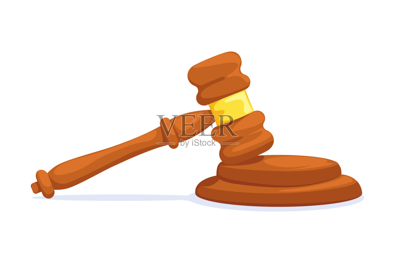法官木槌2插画图片素材