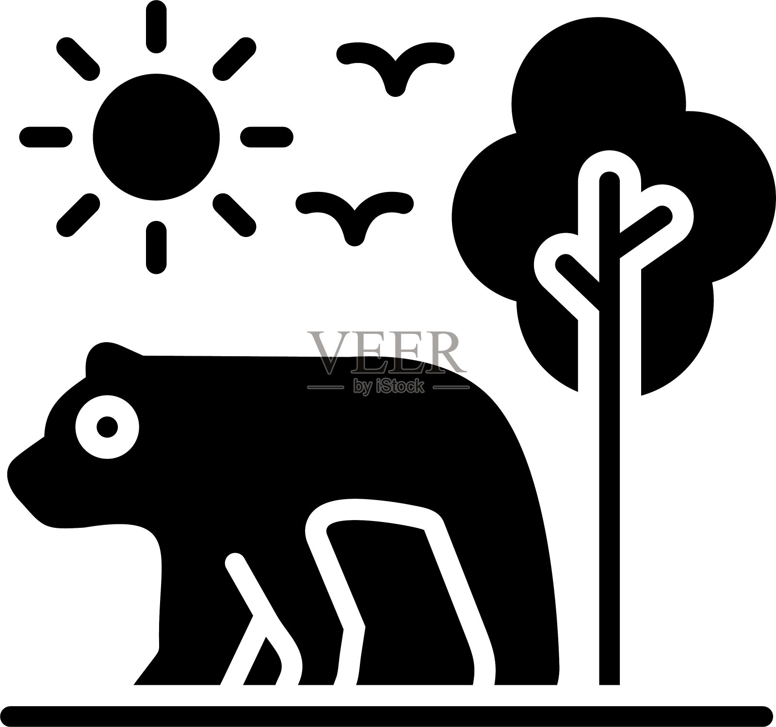 动物图标设计插画图片素材